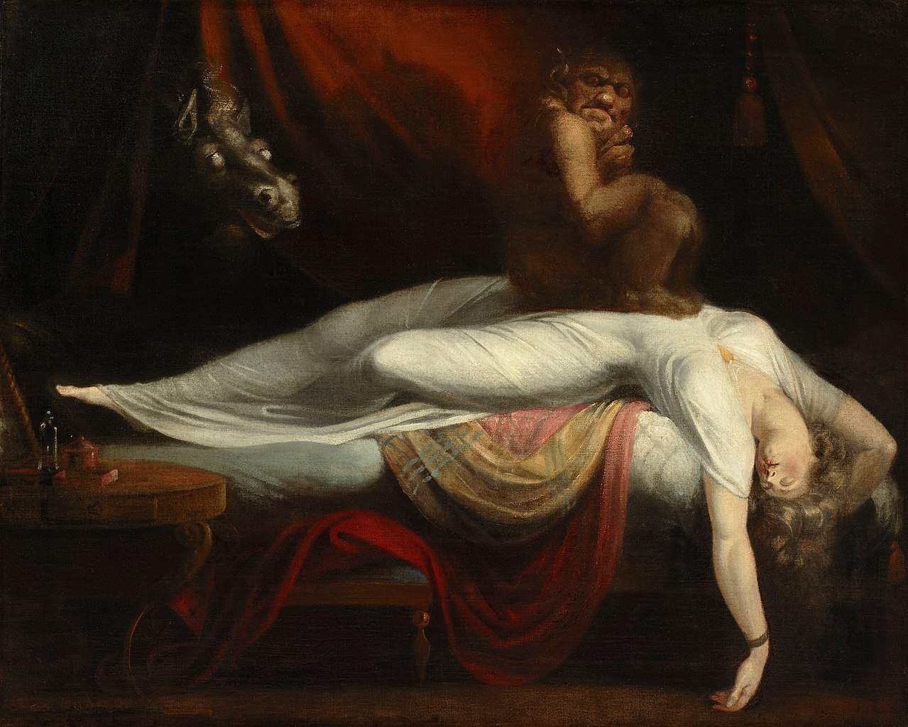 The Nightmare by Swiss artist Henry Fuseli (1781) is thought to be a depiction of sleep paralysis.