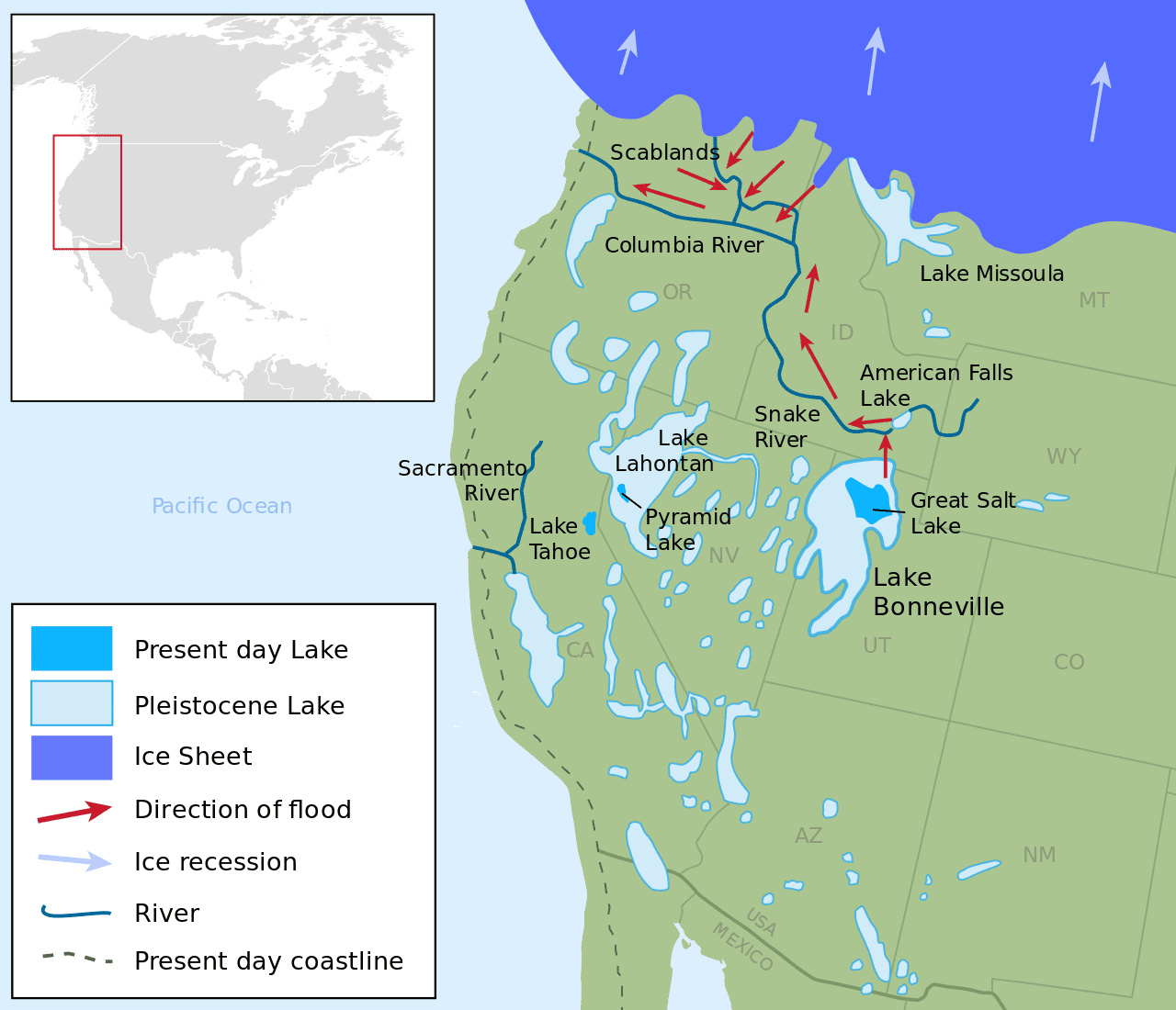 Lake Lahontan. (2023, July 3). In Wikipedia. 