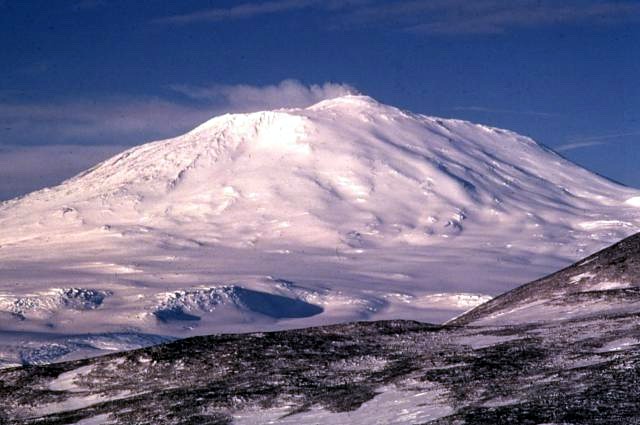 Mt. Erebus - the southernmost volcano in the world.