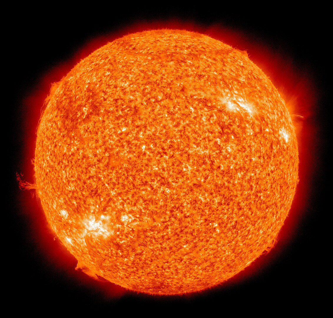 The Sun, doing what the Sun does best: nuclear fusion.